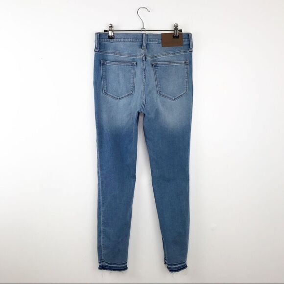 J. Crew high rise skinny jeans w/ let down raw hem - Picture 7 of 8